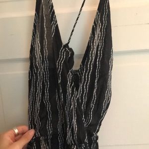 Black and white jumpsuit